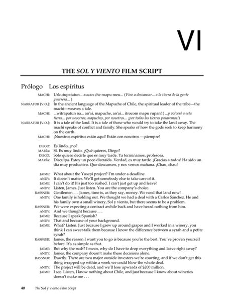 sol y viento episode 2 summary|THE SOL Y VIENTO FILM SCRIPT .